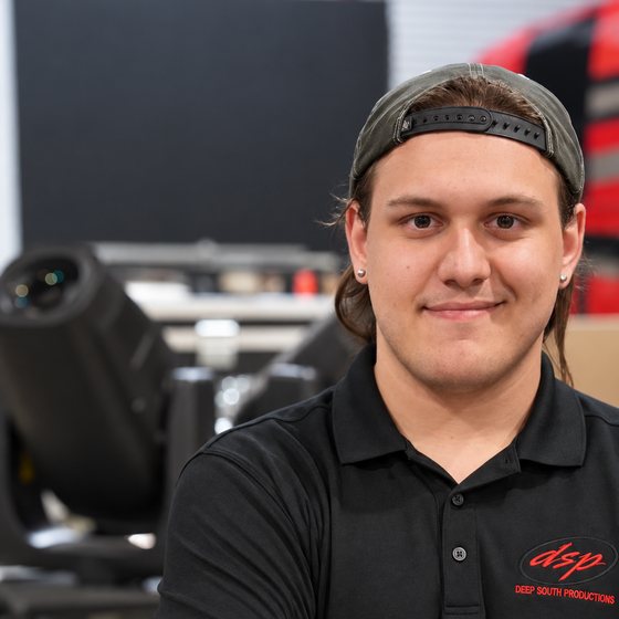 Conner Harper, Lead Lighting Tech