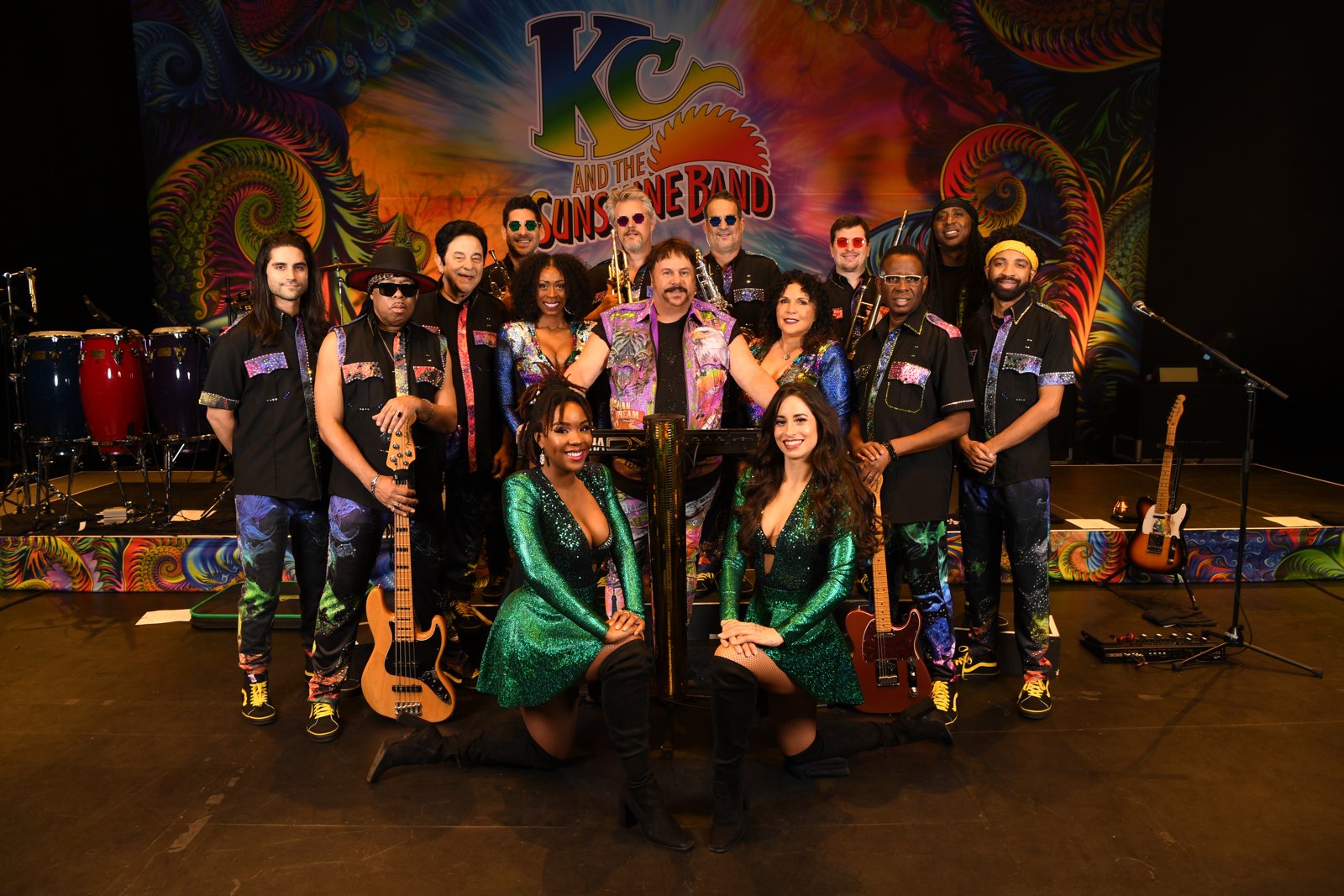 KC and the Sunshine Band on stage