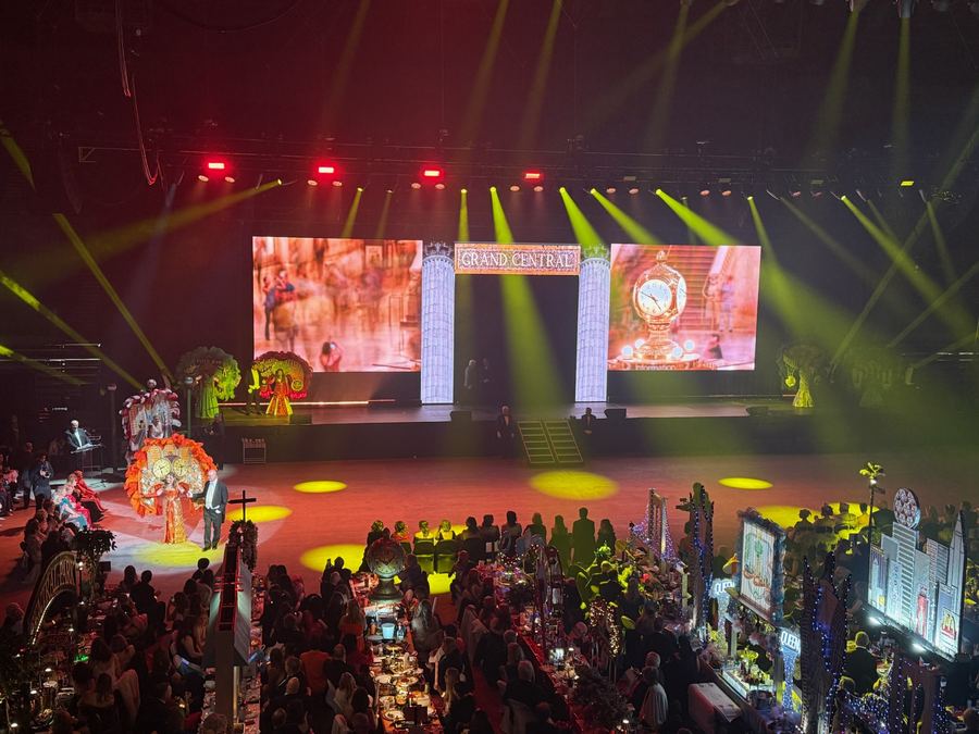 Gala stage performance