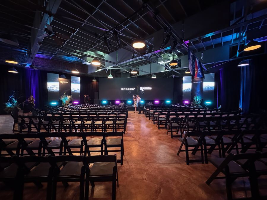 Meeting room with LED wall