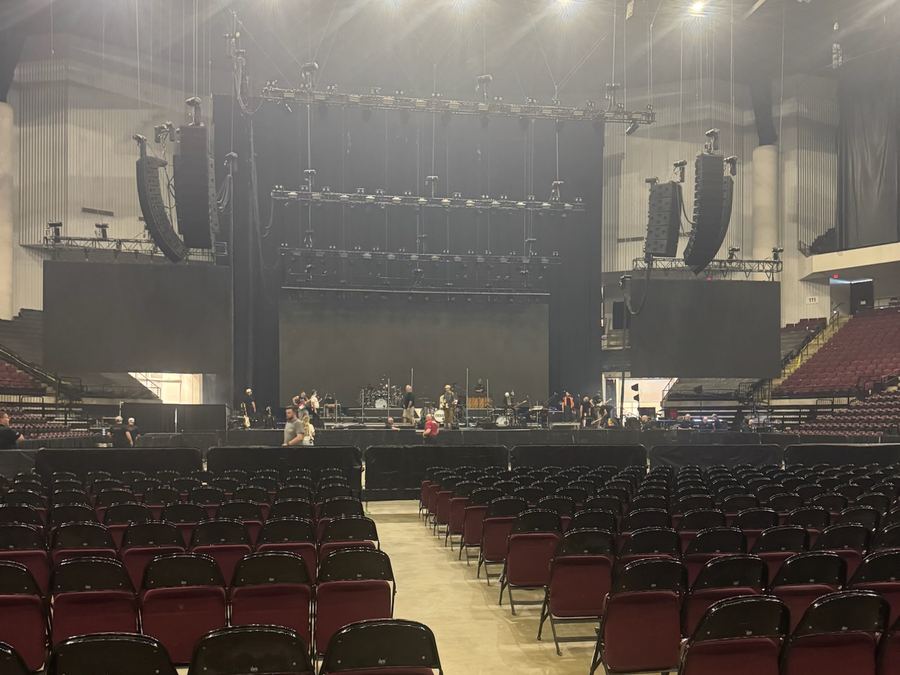 Empty theater before the show