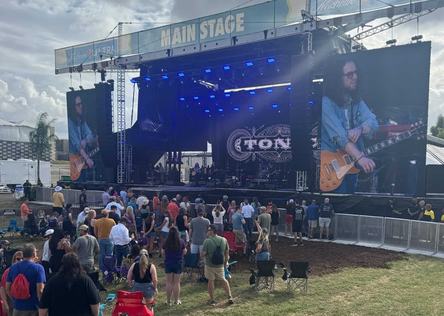 Gretna Fest main stage, DSP sound, lighting and LED video