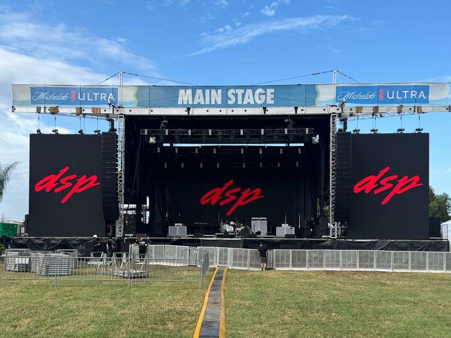 Mainstage built for a public event