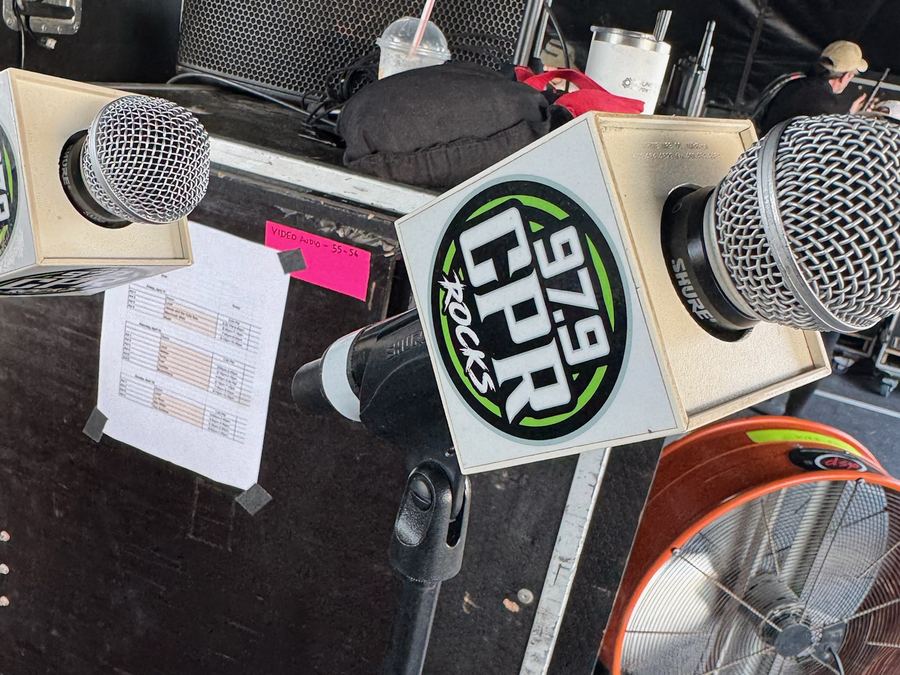 Talkback microphone detail
